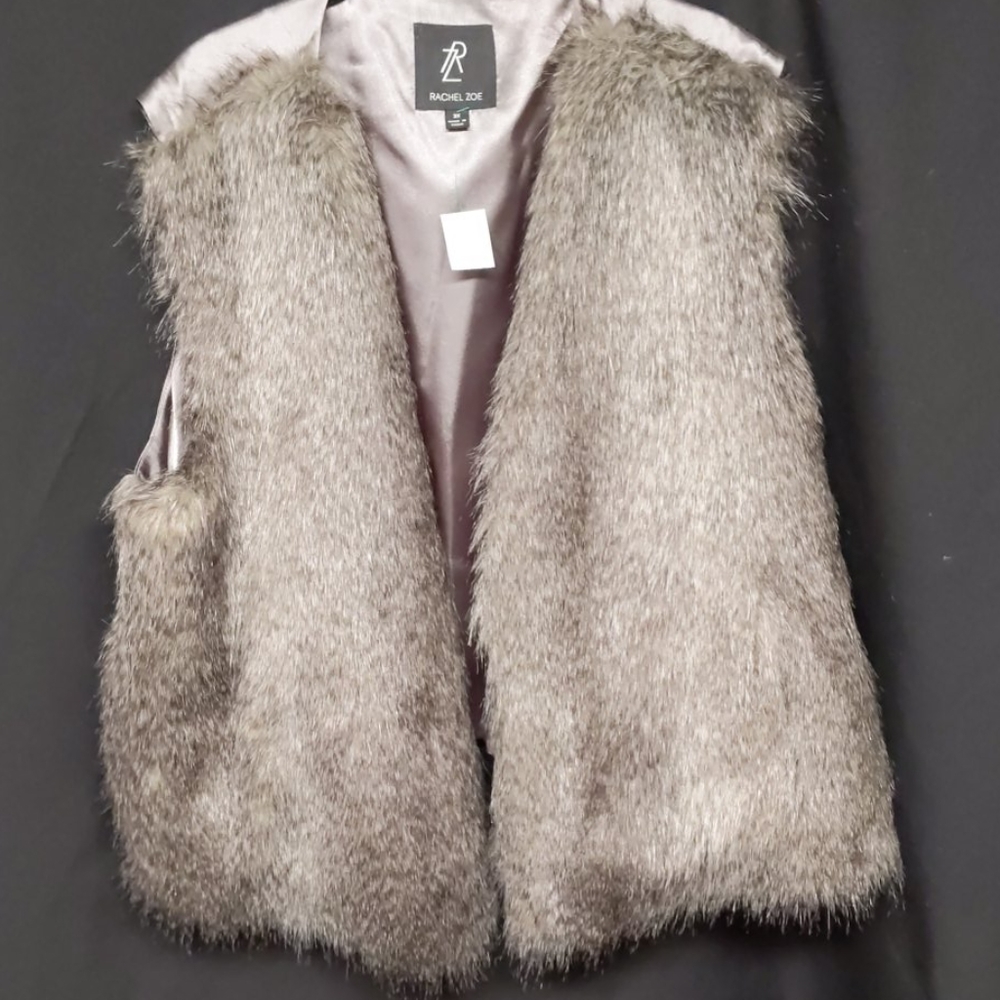 Rachel Zoe fur vest
